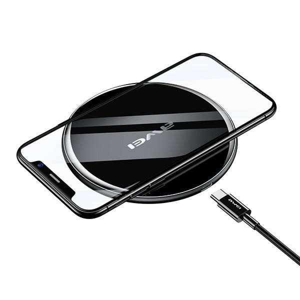 Bezdrátová nabíječka AWEI wireless charger W8 10W black