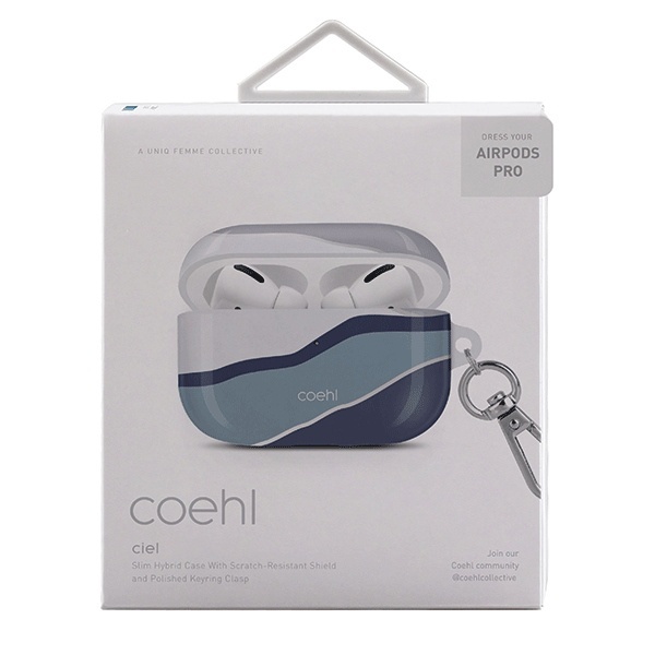 Kryt UNIQ Coehl Ciel Apple AirPods Pro twilight blue