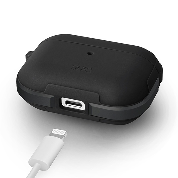 Kryt UNIQ Valencia Apple AirPods Pro midnight black Antimicrobial