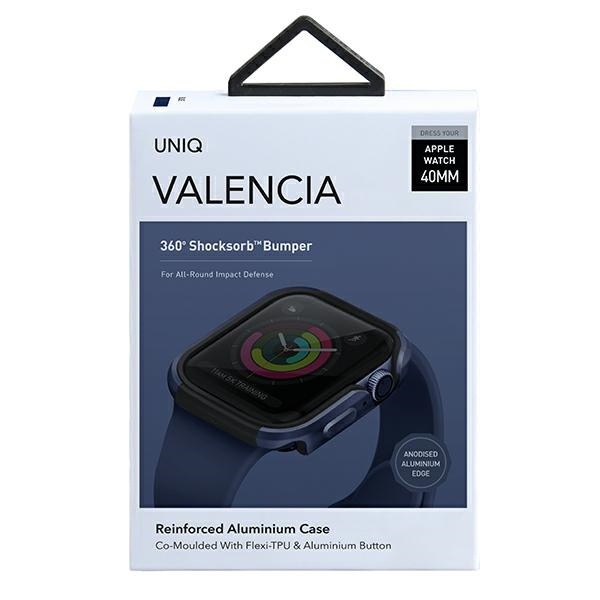 Kryt UNIQ Valencia case Apple Watch Series 4/5/6/7/SE/8/9 40/41MM blue/atlantic blue