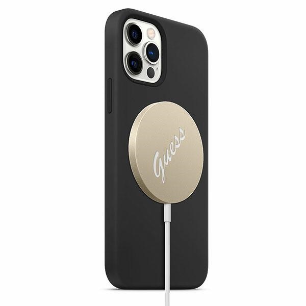 Bezdrátová nabíječka Guess GUCBMSVSLG Wireless Charger 15W MagSafe