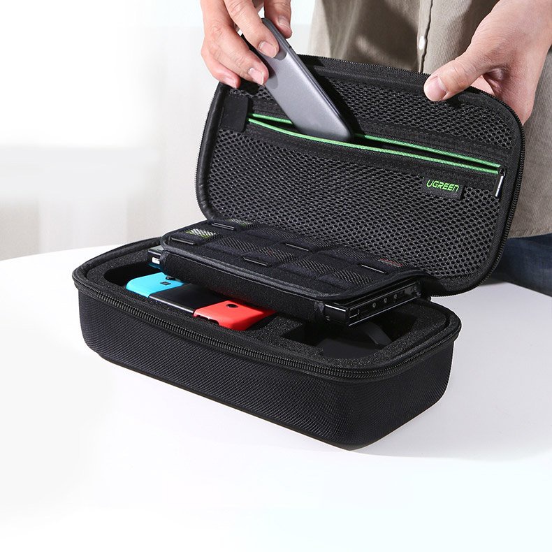 Kryt Ugreen Nintendo Switch&Accessory Storage Bag Black S Size 26,5 x 10 x 13,5 cm black (50275 LP145)