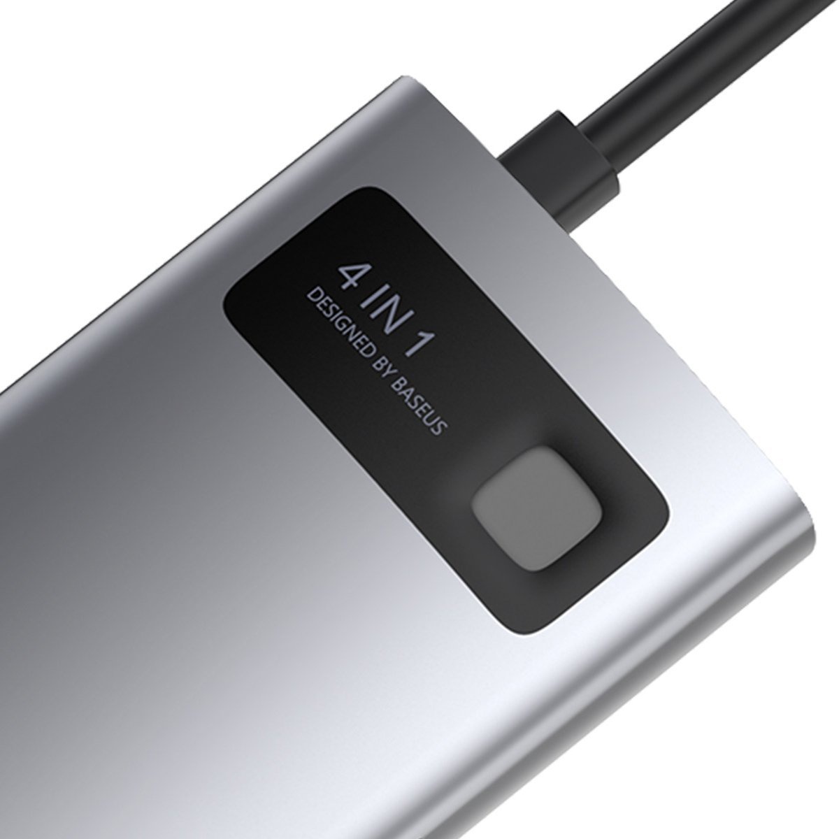 Hub 4w1 Baseus Metal Gleam Series, USB-C to USB 3.0 + USB 2.0 + HDMI + USB-C PD