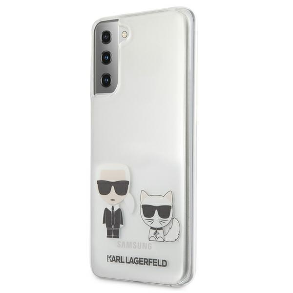 Kryt Karl Lagerfeld KLHCS21MCKTR Samsung Galaxy S21+ Plus hardcase Transparent Karl & Choupette