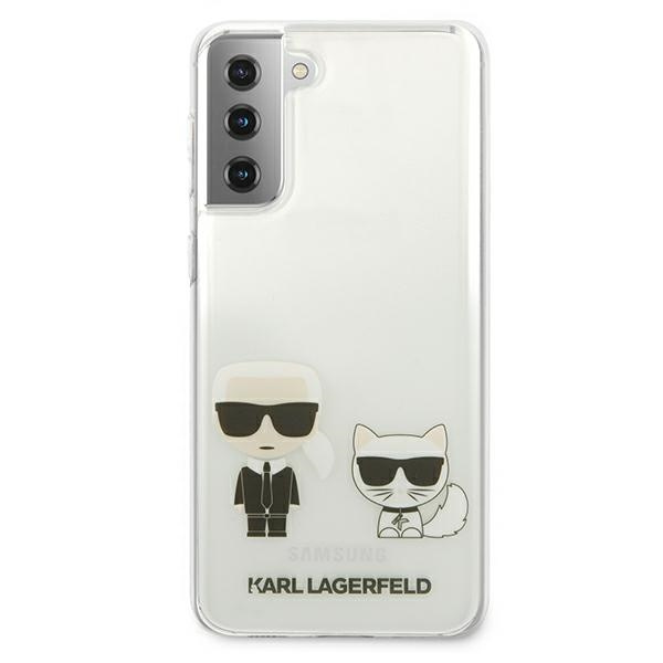 Kryt Karl Lagerfeld KLHCS21MCKTR Samsung Galaxy S21+ Plus hardcase Transparent Karl & Choupette