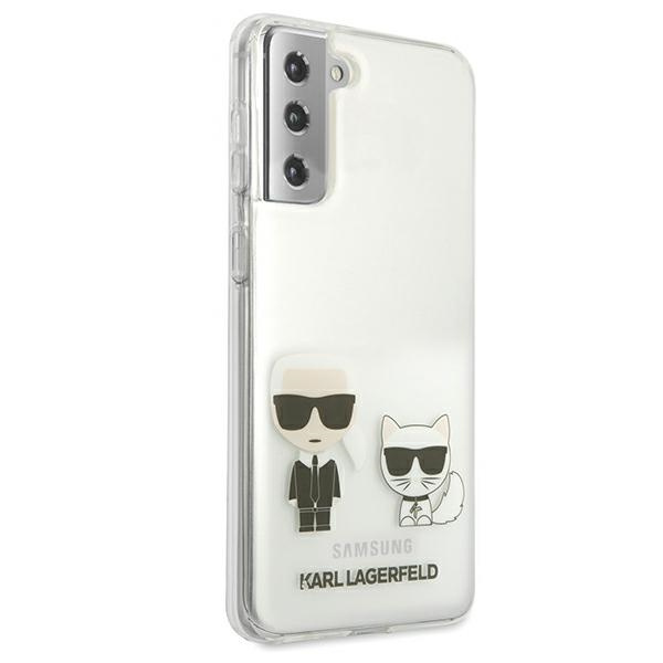 Kryt Karl Lagerfeld KLHCS21MCKTR Samsung Galaxy S21+ Plus hardcase Transparent Karl & Choupette
