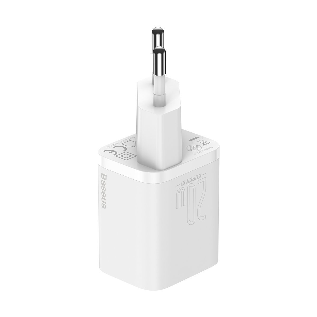 Síťová nabíječka Baseus Super Si Quick Charger 1C 20W with USB-C cable for Lightning 1m (white)