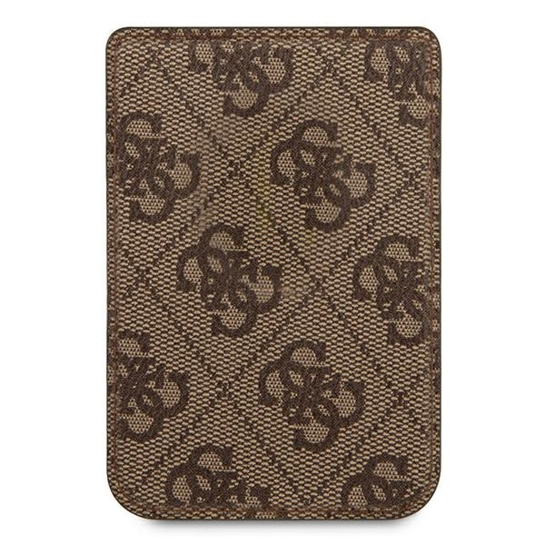 Pouzdro Guess Wallet Card Slot GUWMS4GTLBR MagSafe 4G brown