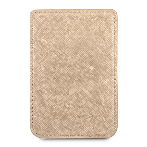 Pouzdro Guess Wallet Card Slot GUWMSSASLGO MagSafe Saffiano gold
