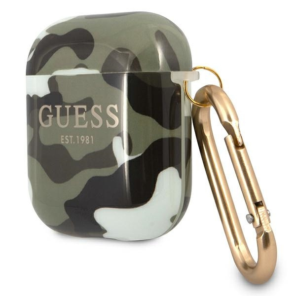 Kryt Guess GUA2UCAMA Apple AirPods cover khaki Camo Collection