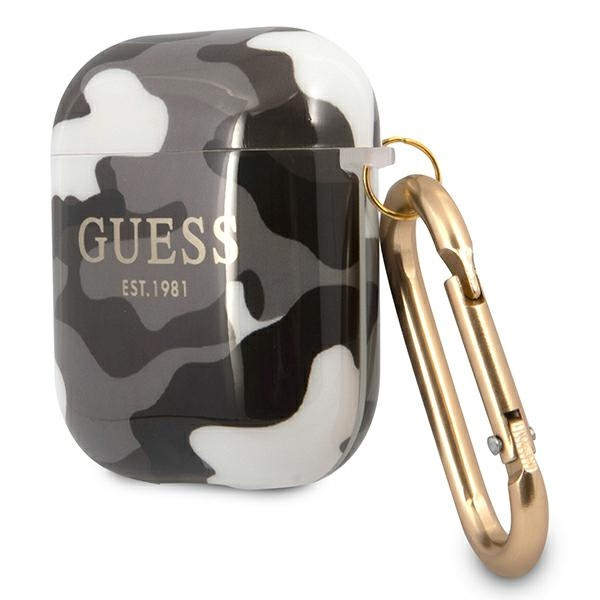 Kryt Guess GUA2UCAMG Apple AirPods cover black Camo Collection