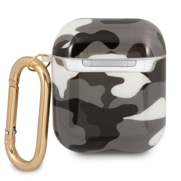 Kryt Guess GUA2UCAMG Apple AirPods cover black Camo Collection