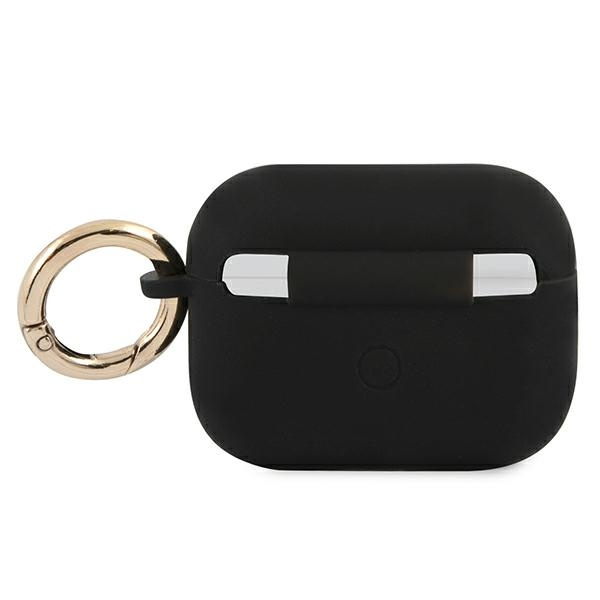 Kryt Guess GUAPSSSK Apple AirPods Pro cover black Silicone Vintage Script