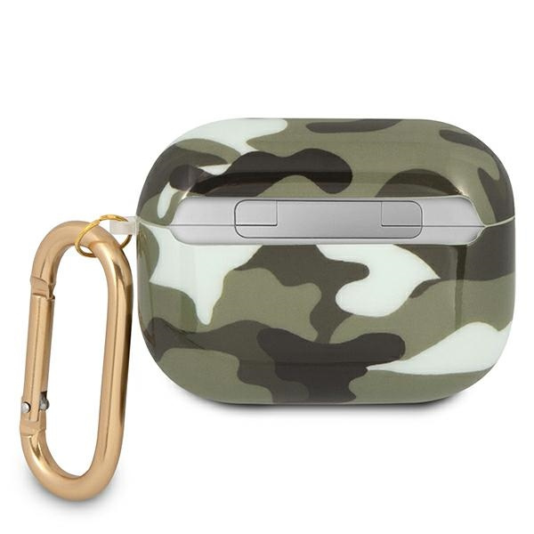 Kryt Guess GUAPUCAMA Apple AirPods Pro cover khaki Camo Collection
