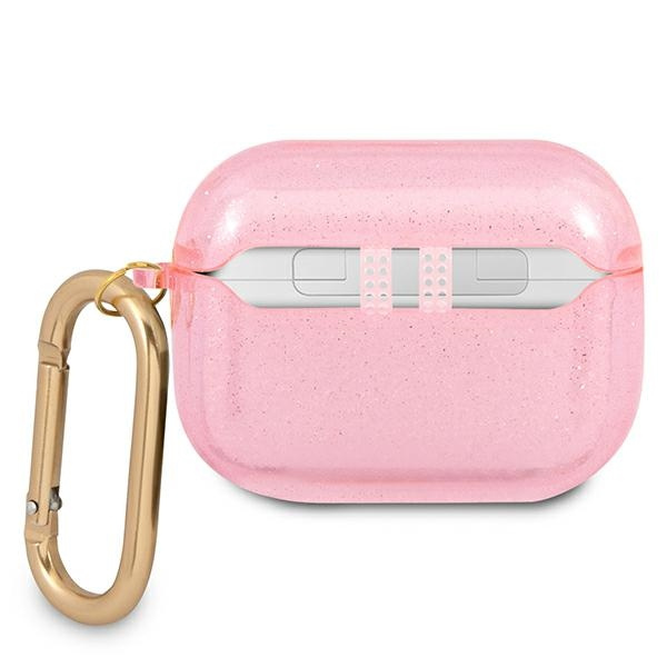 Kryt Guess GUAPUCG4GP Apple AirPods Pro cover pink Glitter Collection
