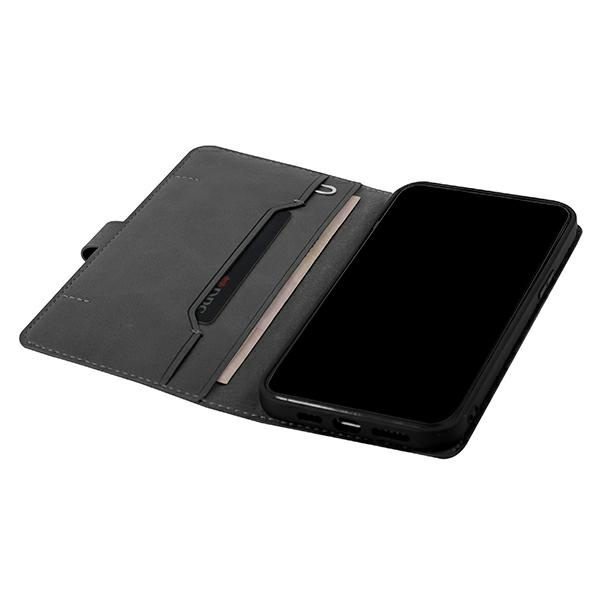 Kryt UNIQ book Journa Apple iPhone 12/12 Pro dark grey