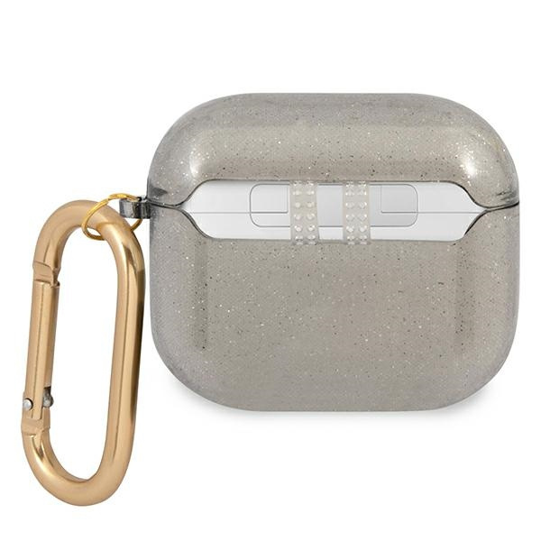 Kryt Guess GUA3UCG4GK Apple AirPods 3 cover black Glitter Collection