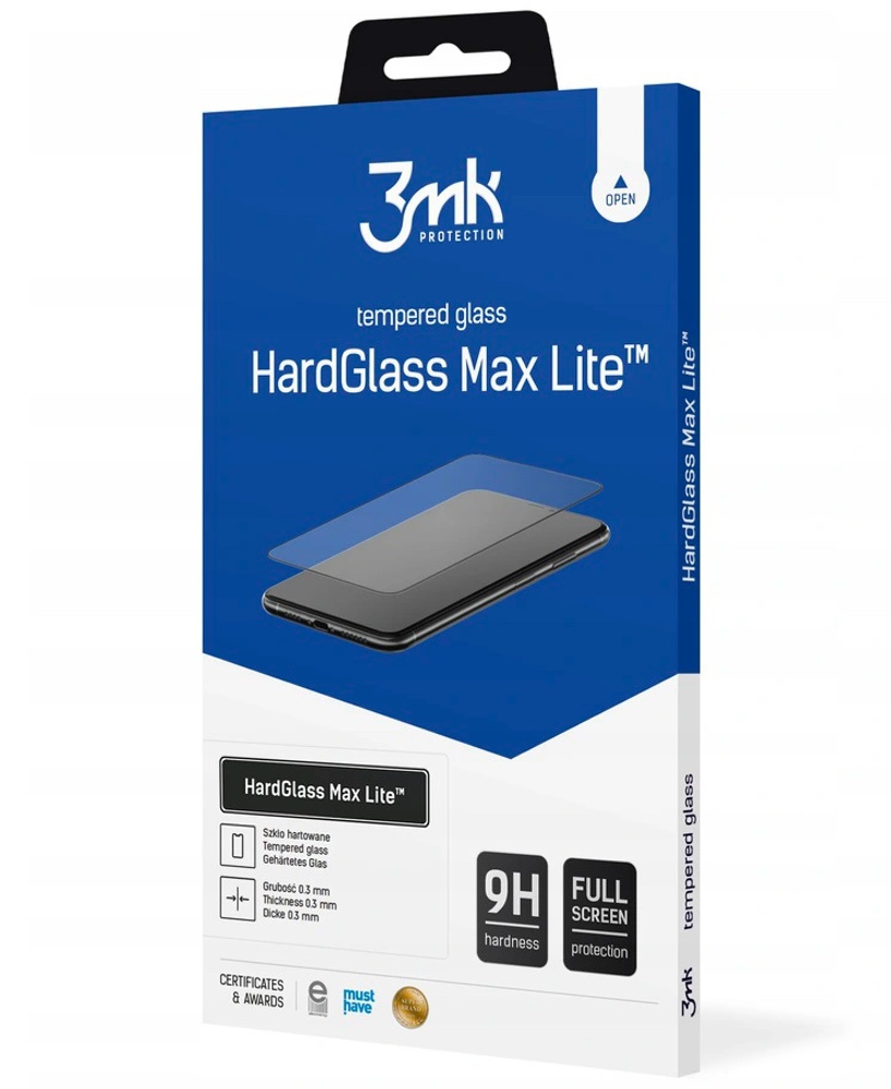 Tvrzené sklo 3MK HardGlass Max Lite Samsung A03S 4G black