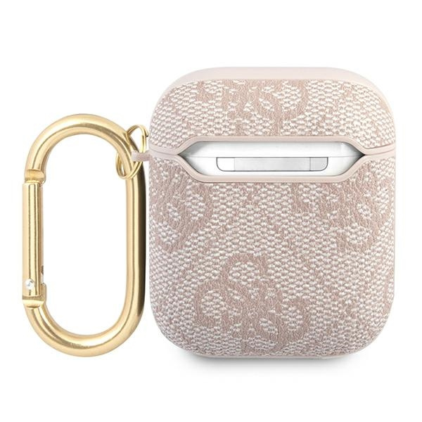 Kryt Guess GUA24GSMP Apple AirPods cover pink 4G Script Metal Collection