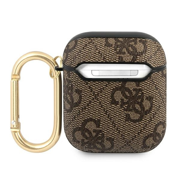 Kryt Guess GUA24GSMW Apple AirPods cover brown 4G Script Metal Collection