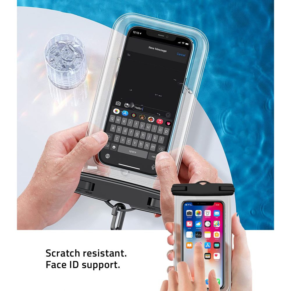 Kryt Tech-Protect Universal Waterproof Case Black/clear
