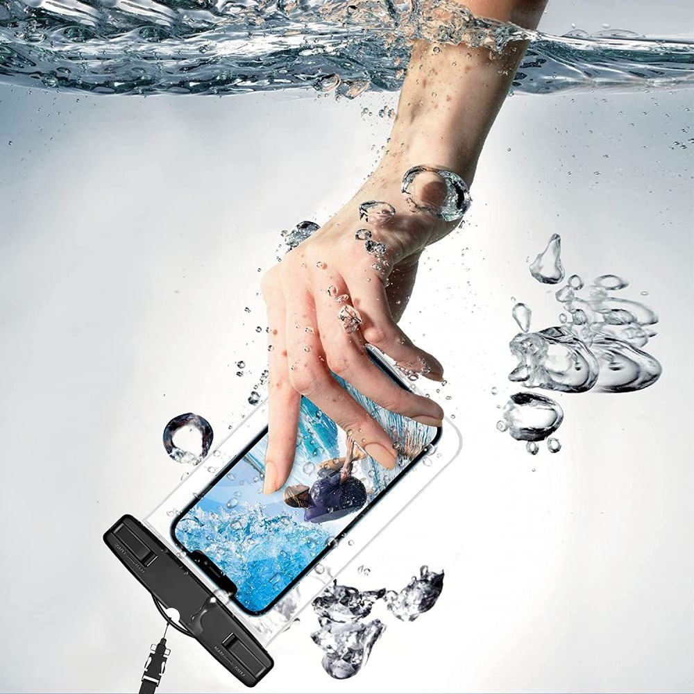 Kryt Tech-Protect Universal Waterproof Case Black/clear