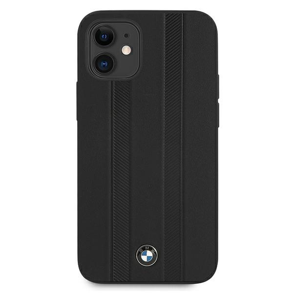 Kryt BMW BMHCP12STTBK Apple iPhone 12 mini black hardcase Signature Tire Marks