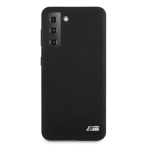 Kryt BMW BMHCS21MMSILBK Samsung Galaxy S21+ Plus black Silicone M Collection
