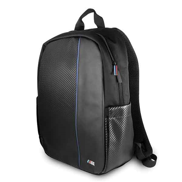 Kryt BMW Backpack BMBPCO15CAPNBK 16 inch black Carbon Navy Stripe