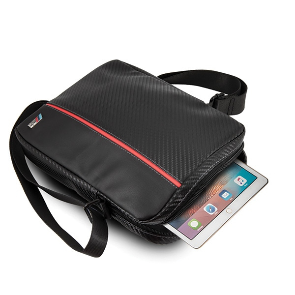 Kryt BMW Bag BMTB8CAPRBK Tablet 8 inch black Carbon/Red Stripe