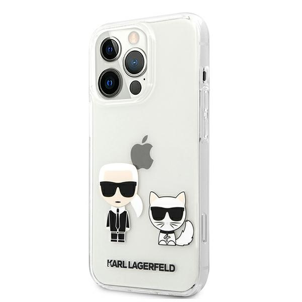 Kryt Karl Lagerfeld KLHCP13XCKTR Apple iPhone 13 Pro Max hardcase Transparent Karl & Choupette