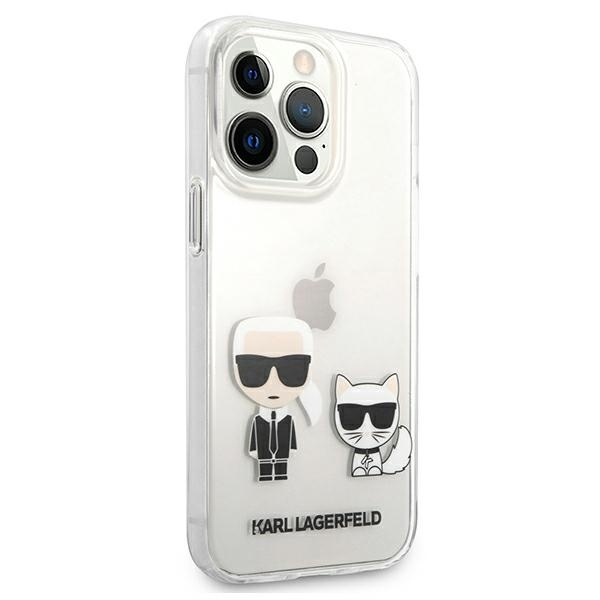 Kryt Karl Lagerfeld KLHCP13XCKTR Apple iPhone 13 Pro Max hardcase Transparent Karl & Choupette