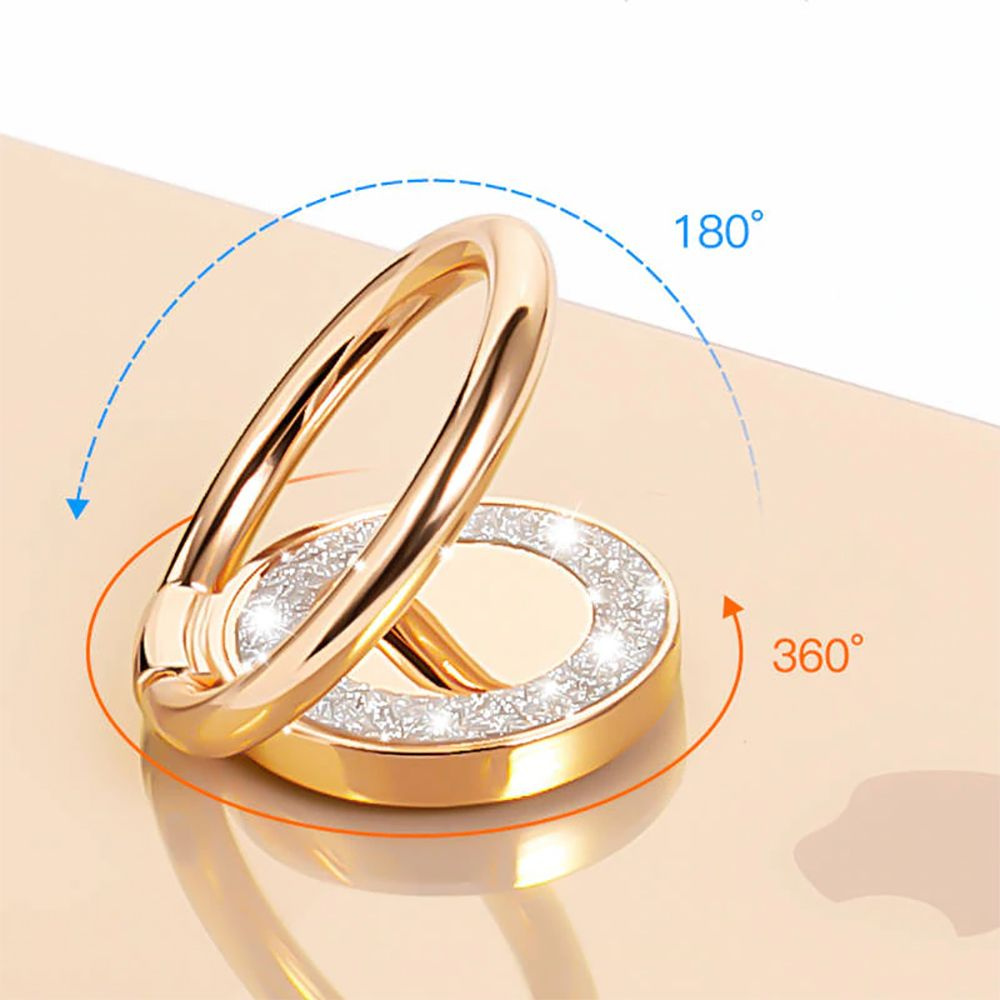 Selfie držák Tech-Protect Magnetic Phone Ring Glitter Rose