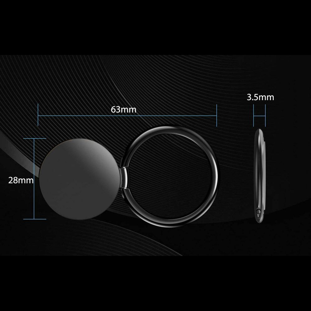 Selfie držák Tech-Protect Magnetic Phone Ring Black
