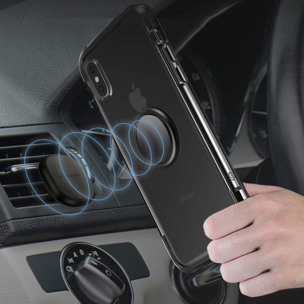 Selfie držák Tech-Protect Magnetic Phone Ring Black
