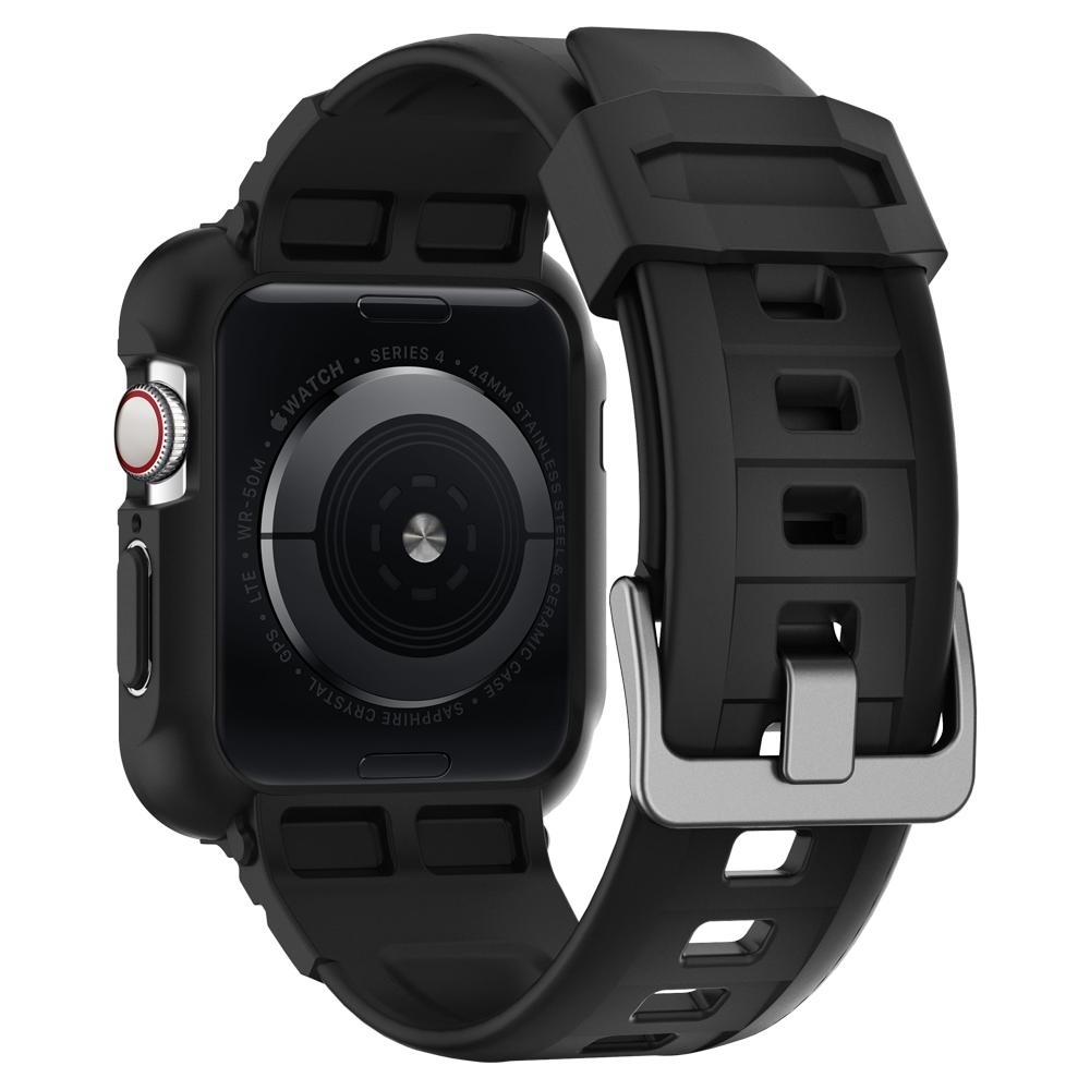 Kryt Belt Spigen Rugged Armor Pro Apple Watch 4/5/6/7/SE 44/45mm Black