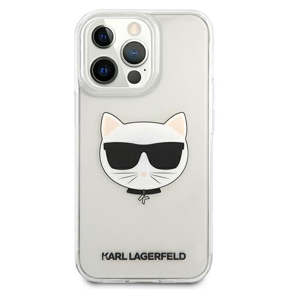 Kryt Karl Lagerfeld KLHCP13XCTR Apple iPhone 13 Pro Max hardcase transparent Choupette Head