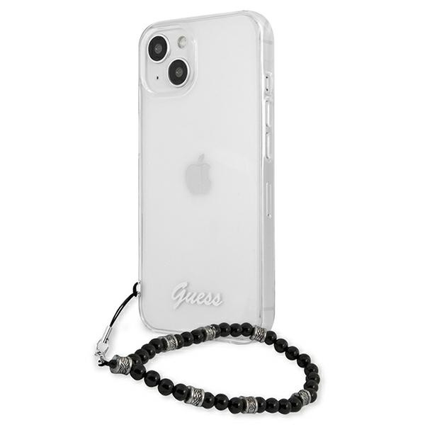 Kryt Guess GUHCP13MKPSBK Apple iPhone 13 Transparent hardcase Black Pearl