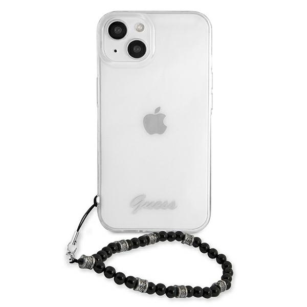Kryt Guess GUHCP13MKPSBK Apple iPhone 13 Transparent hardcase Black Pearl