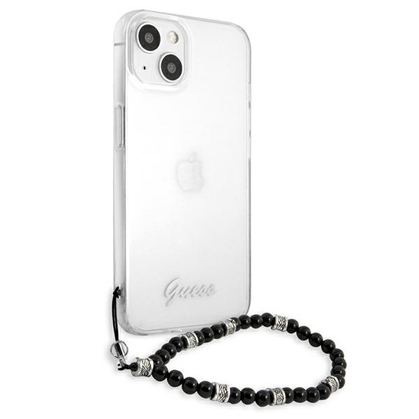 Kryt Guess GUHCP13MKPSBK Apple iPhone 13 Transparent hardcase Black Pearl
