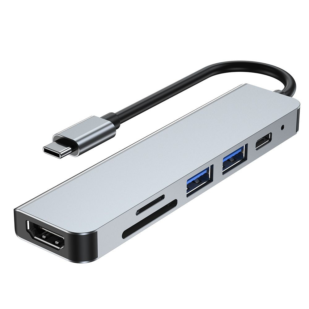 Kryt Hub 6in1 Tech-Protect V4 Gray
