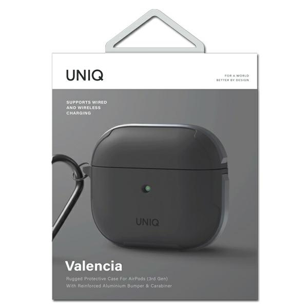 Kryt UNIQ Valencia Antimicrobial Apple AirPods 3 grey