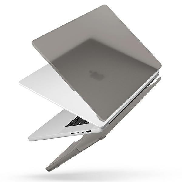 Kryt UNIQ Claro Apple MacBook Pro 16" (M1/M2/M3/M4/M5) 2021-2026 smoke matt grey