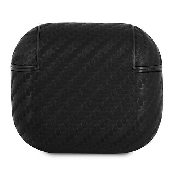 Kryt BMW BMA3WMPUCA Apple AirPods 3 cover black PU Carbon M Collection