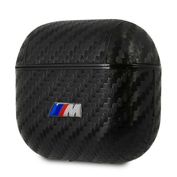 Kryt BMW BMA3WMPUCA Apple AirPods 3 cover black PU Carbon M Collection