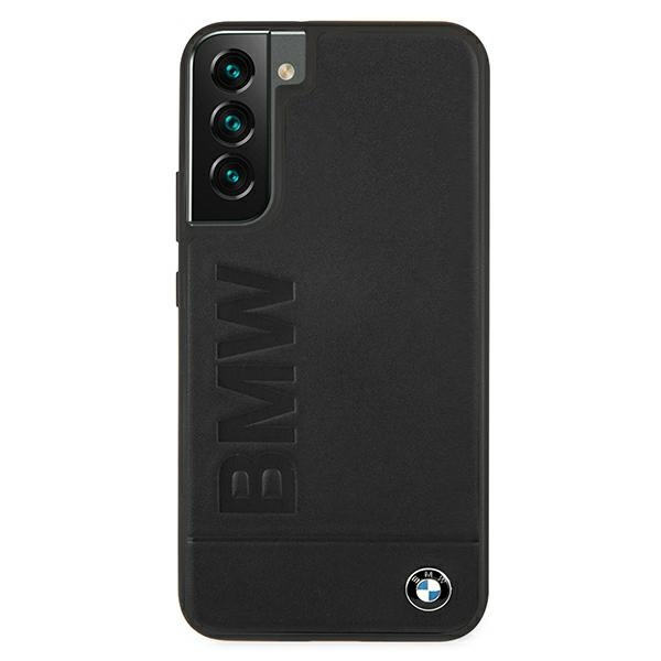 Kryt BMW BMHCS22MSLLBK Samsung Galaxy S22+ Plus black hardcase Signature Logo Imprint