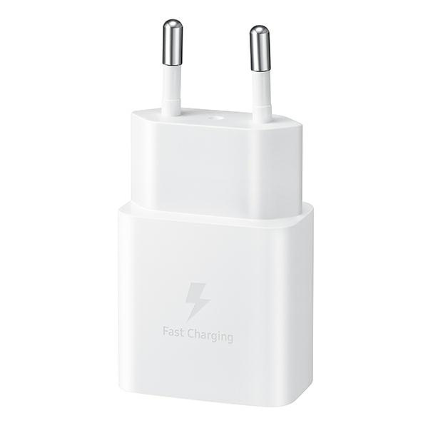 Síťová nabíječka Samsung EP-T1510XW 15W Fast Charge + USB-C cable white