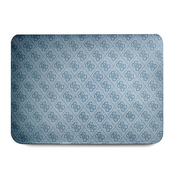 Kryt Guess Sleeve GUCS14P4TB 13/14 inch blue 4G Uptown Triangle logo
