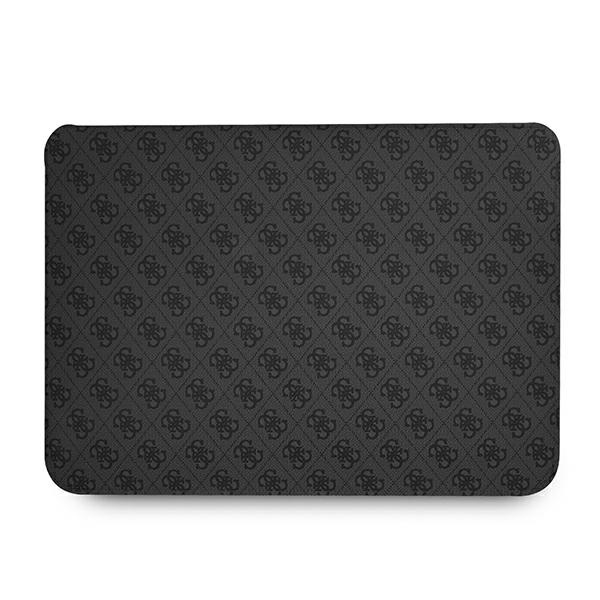 Kryt Guess Sleeve GUCS14P4TK 13/14 inch black 4G Uptown Triangle logo