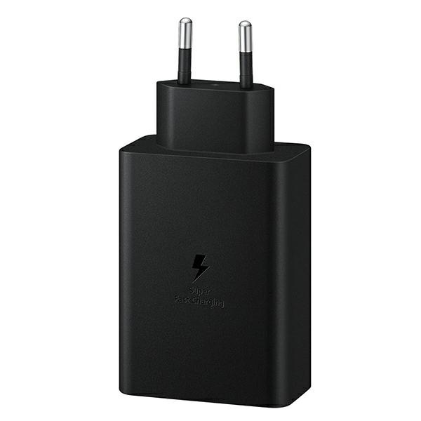 Síťová nabíječka Samsung EP-T6530NB PD 65W 3in1 2xUSB-C 1xUSB-A black